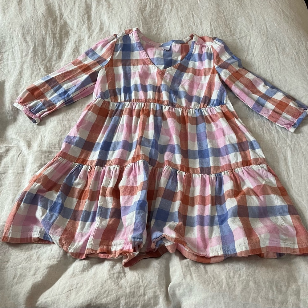 Hanna Andersson Tiered Gingham Women’s Dress